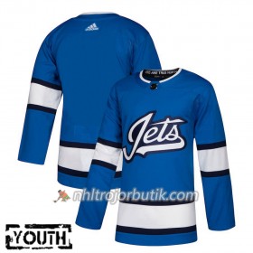 Barn Ishockey Winnipeg Jets Tröja Blank Alternate Adidas 2018-19 Authentic